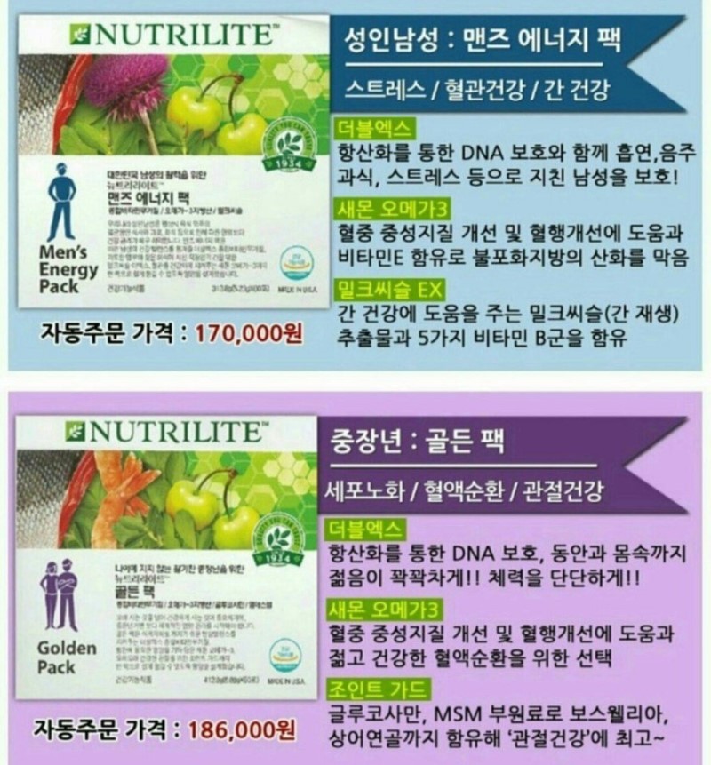 암웨이,한국인의 생애주기를 연구해 맞춤영양제 : 네이버 블로그