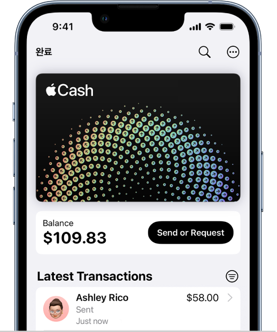 Iphone에서 Apple Cash 설정 및 사용하기(미국만 해당) - Apple 지원 (Kr)