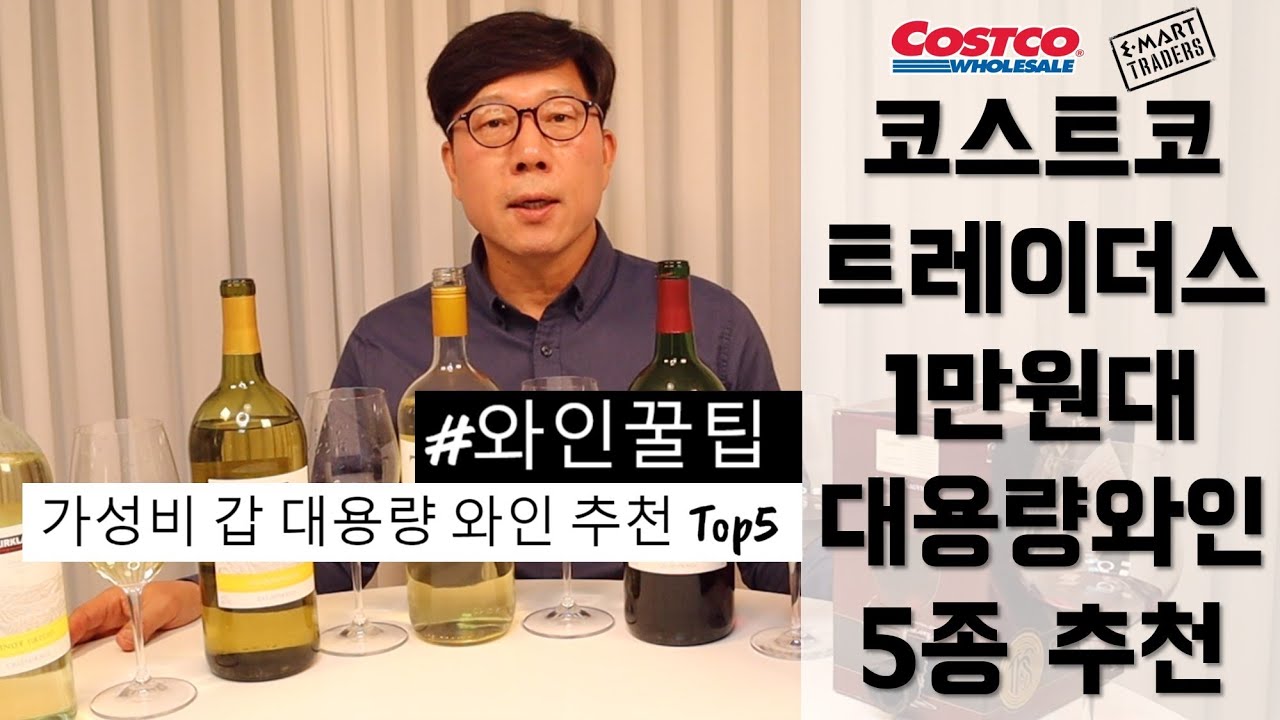 와인꿀팁] 코스트코 트레이더스 대용량 와인 추천 | 김박사의와인랩 - Youtube